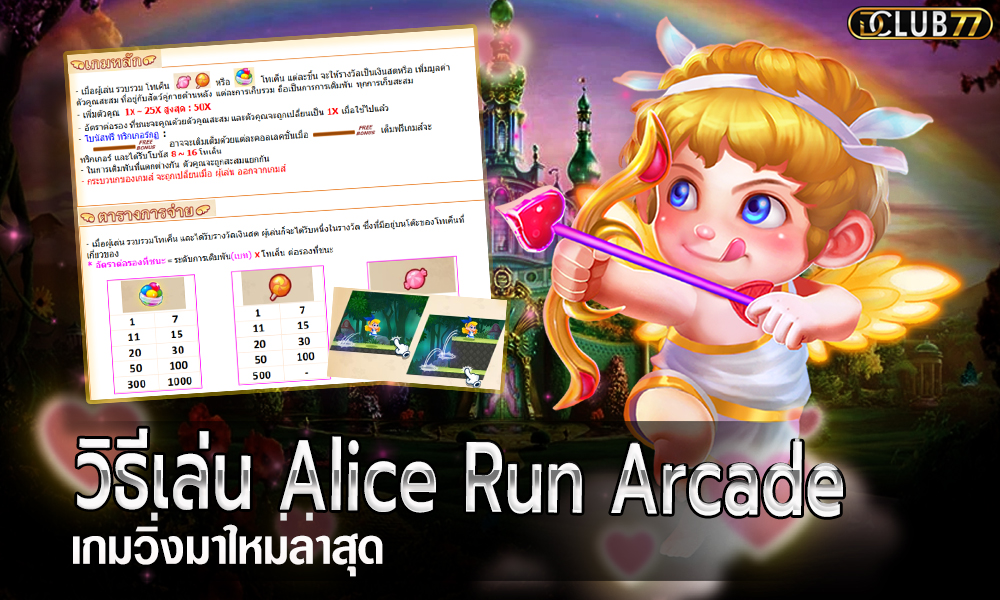 วิธีเล่น Alice Run Arcade เกมวิ่งมาใหม่ล่าสุด